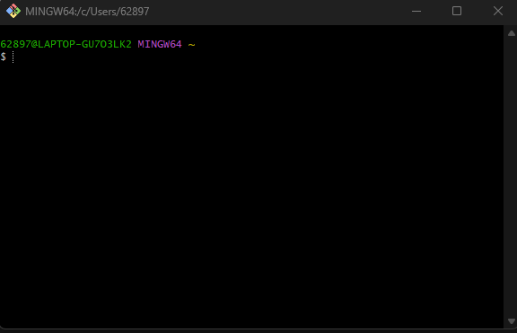 tampilan git bash git di windows seperti terminal