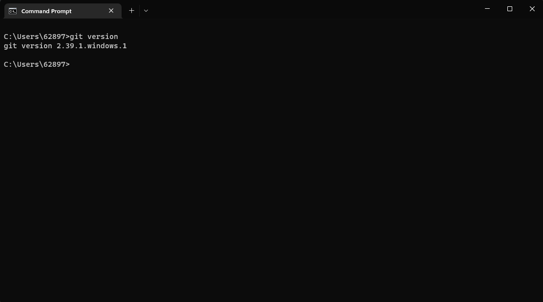 tampilan git bash git di windows melalui cmd