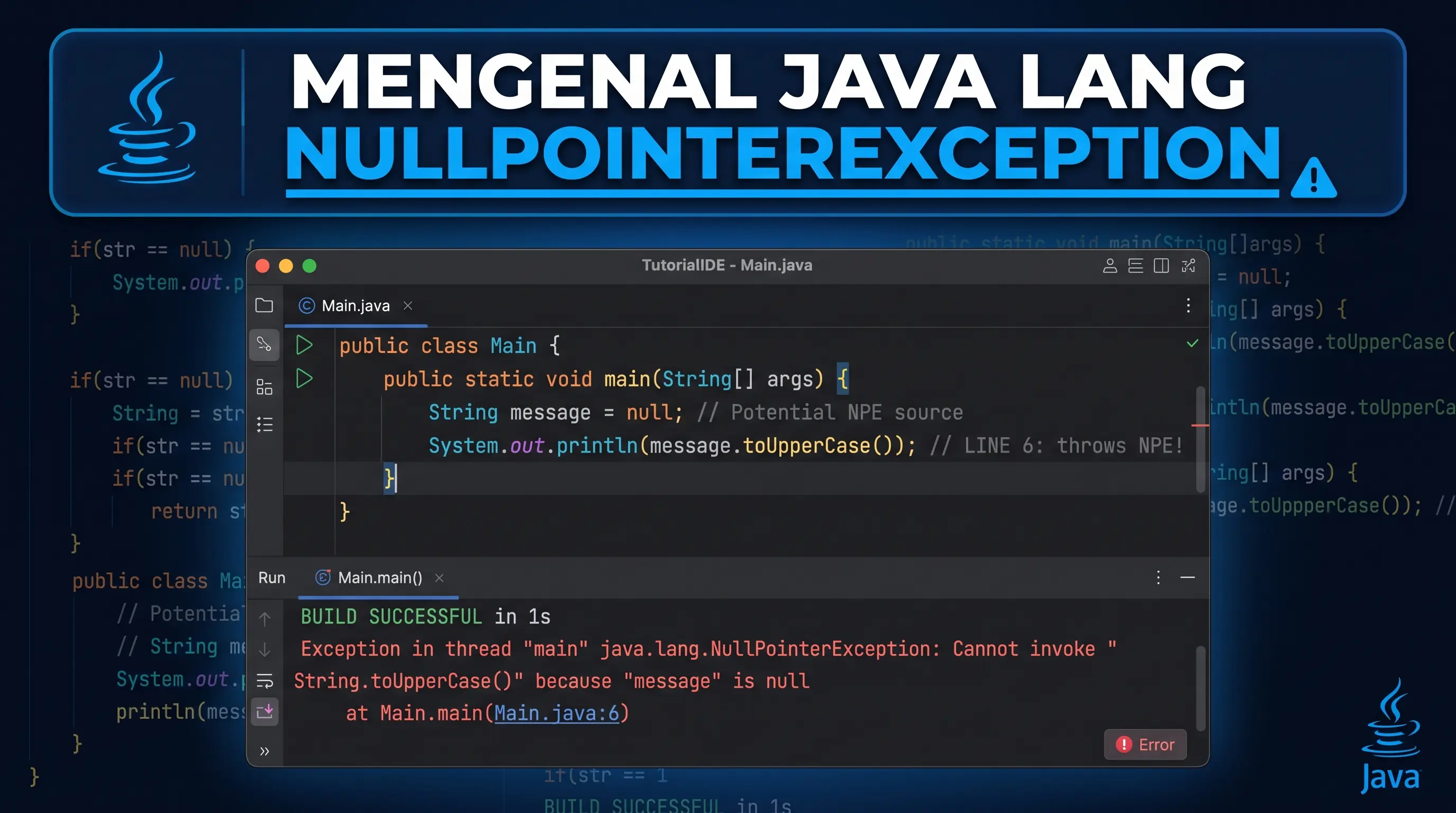 Cara Mengatasi Java Lang NullPointerException: Penyebab dan Solusinya