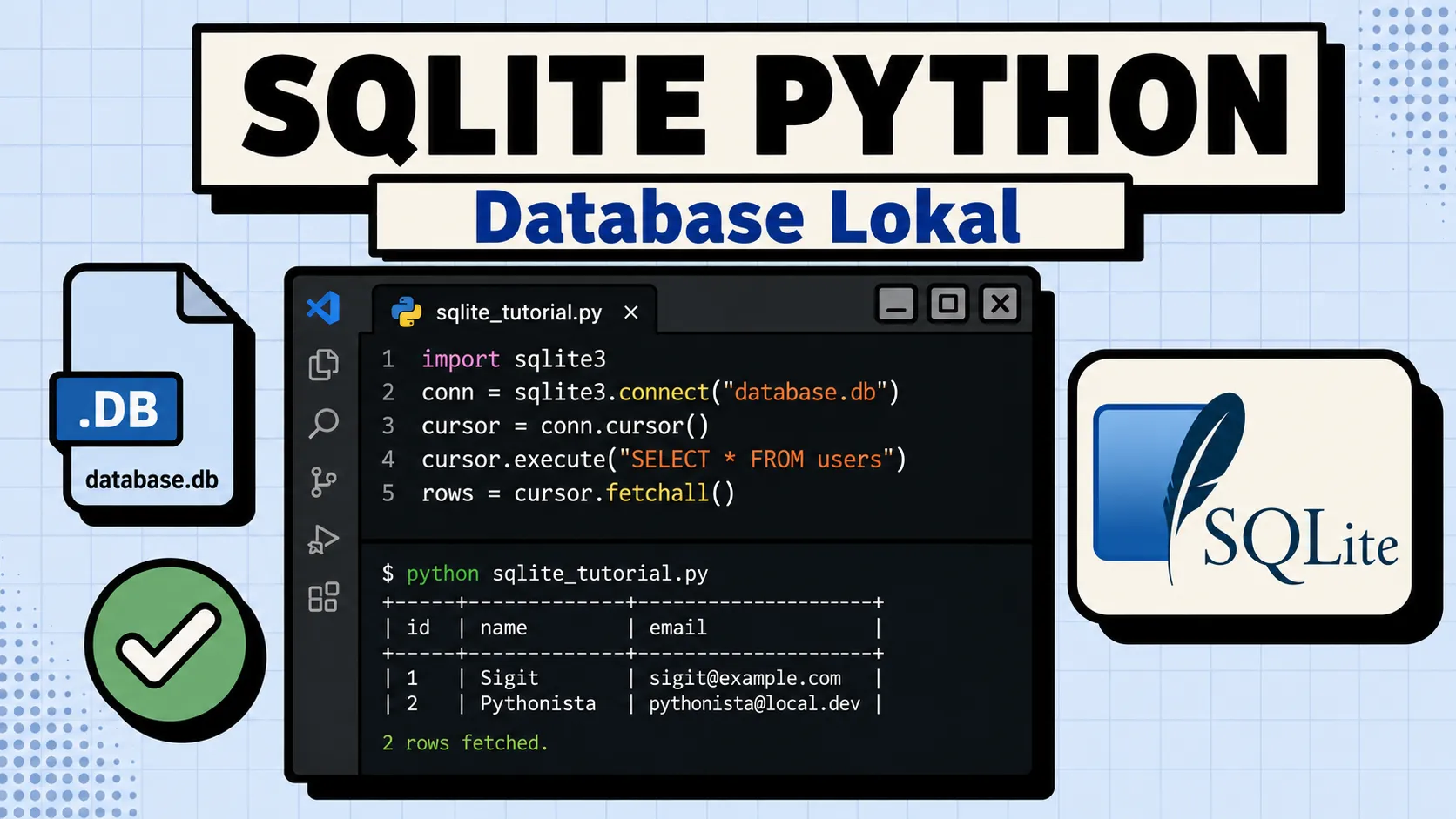 Belajar Python Database SQLite: CRUD Lengkap dengan sqlite3 untuk Pemula 2026