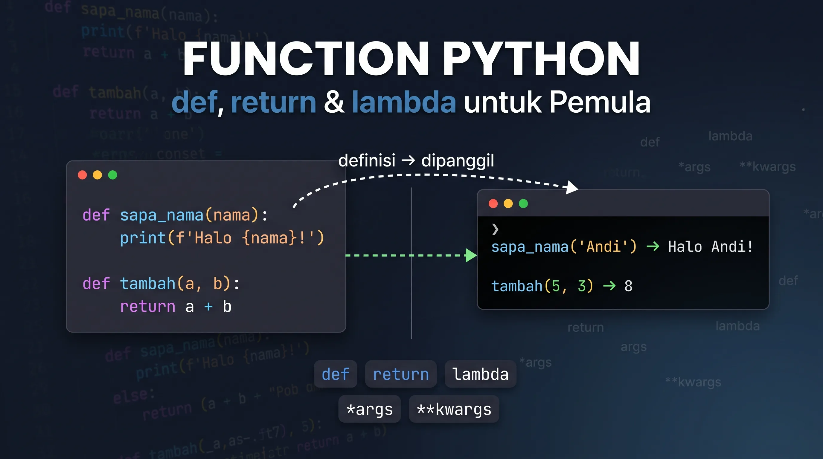 Belajar Python Function Dan Lambda