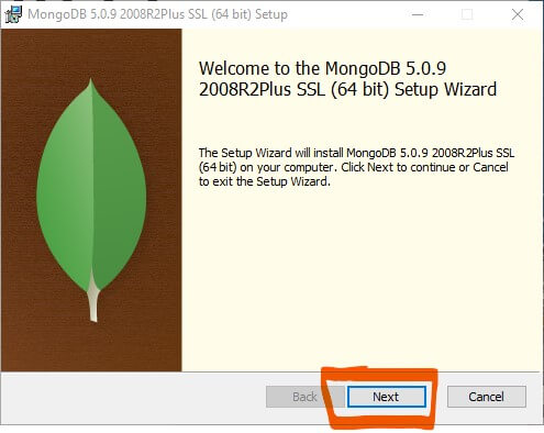 tahap pertama install mongodb di windows