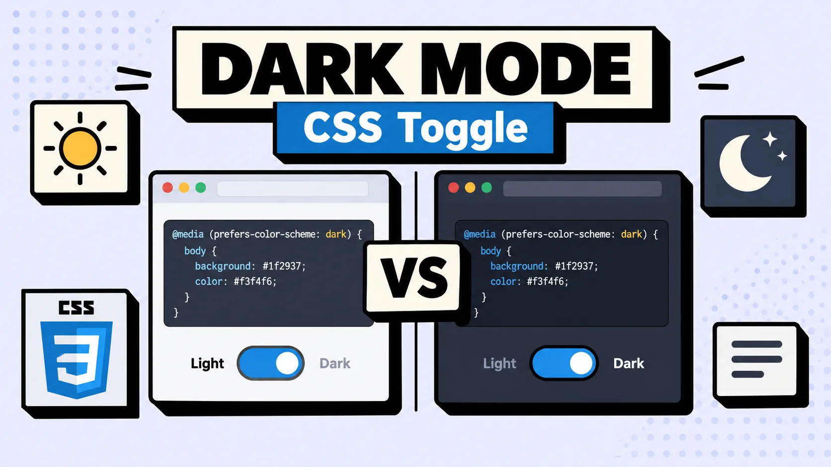 Cara Membuat Dark Mode Dengan Css