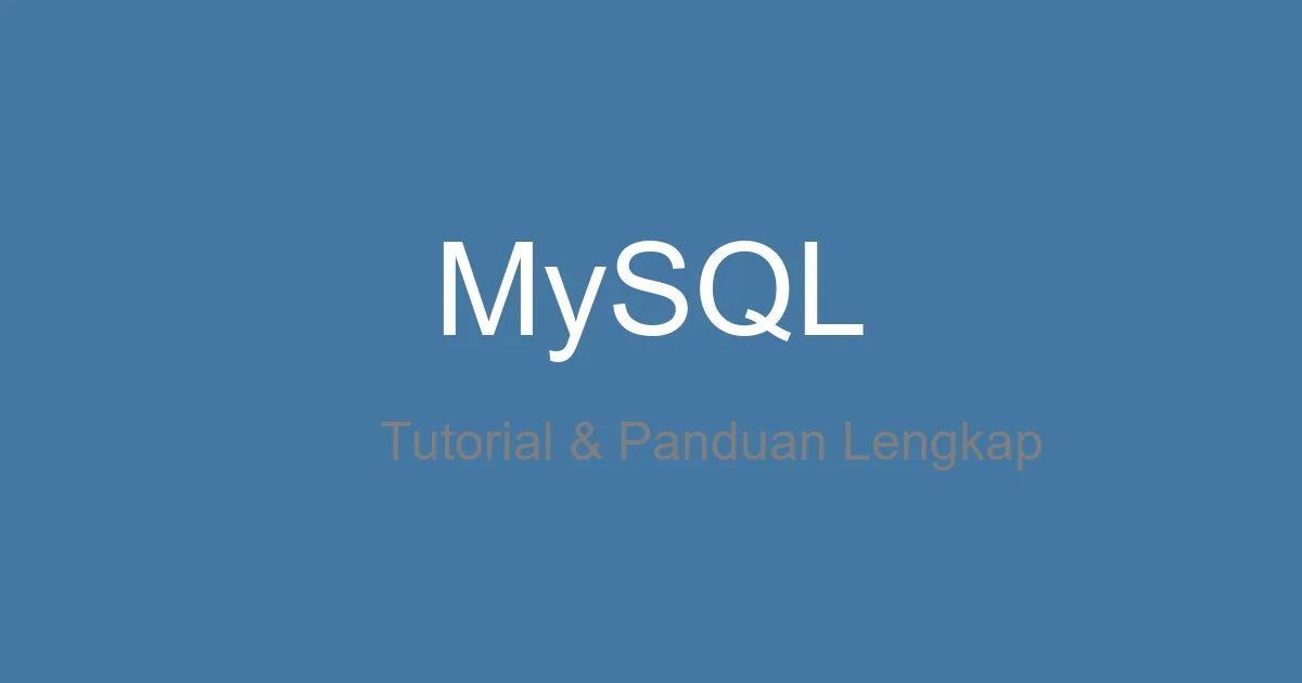 Cara Membuat Database di CMD XAMPP