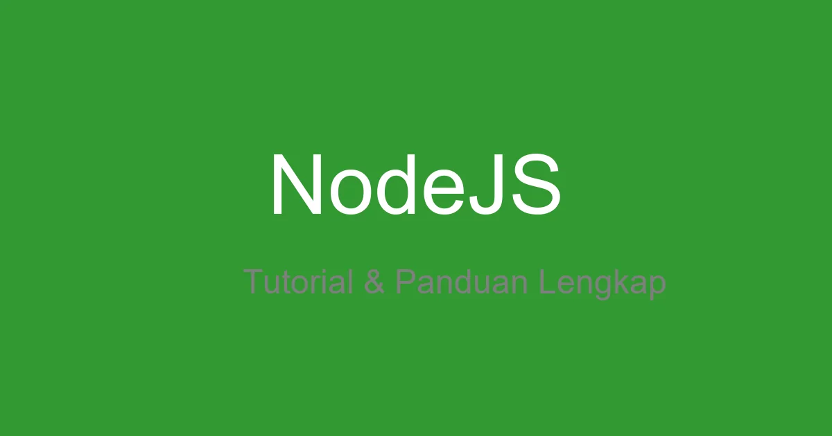 Cara Install NVM di Windows Untuk Banyak Versi Node JS Sekaligus